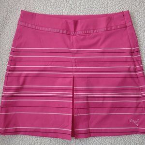 Puma Pink Striped Women's Skort